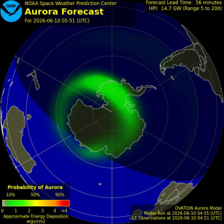 Current Southern hemispheric power input map