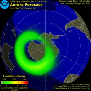 Current Southern hemispheric power input map