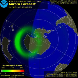 Current Southern hemispheric power input map